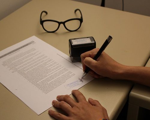 firma y sello